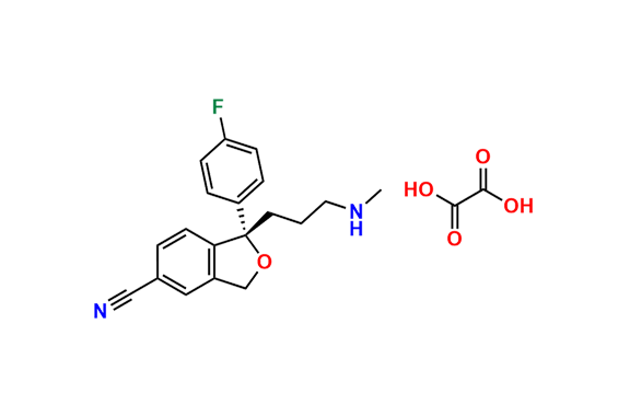 (S)-Desmethyl Citalopram Ethanedioate