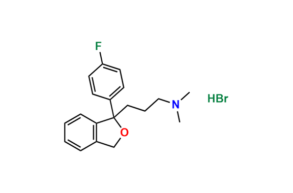 3-(1-(4-Fluorophenyl)-1,3-dihydroisobenzofuran-1-yl)-N,N-dimethylpropan-1-amine Hydrobromide