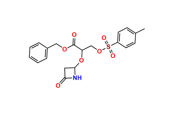 Benzyl 2-((4-oxoazetidin-2-yl)oxy)-3-(tosyloxy)propanoate