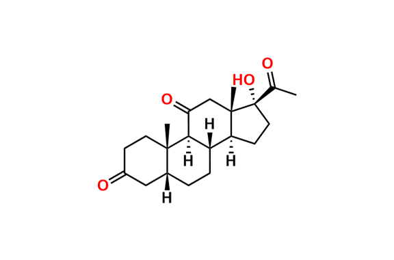 17-Hydroxy-5beta-pregnane-3,11,20-trione