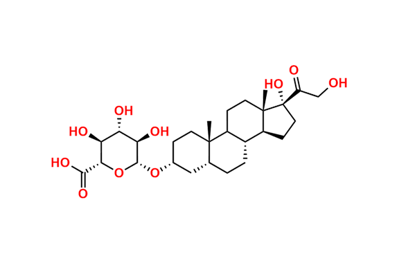 Tetrahydro-11-deoxy Cortisol 3-O-beta-D-Glucuronide