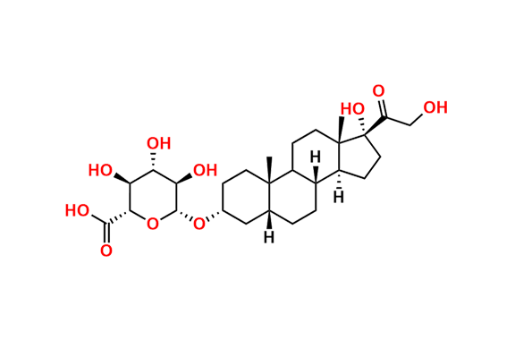 Tetrahydro 11-Deoxycorticosterone 3alpha-beta-D-Glucuronide