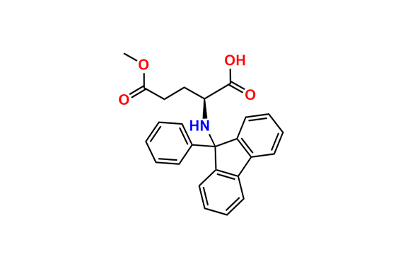 (S)-5-Methoxy-5-oxo-2-((9-phenyl-9H-fluoren-9-yl)amino)pentanoic Acid
