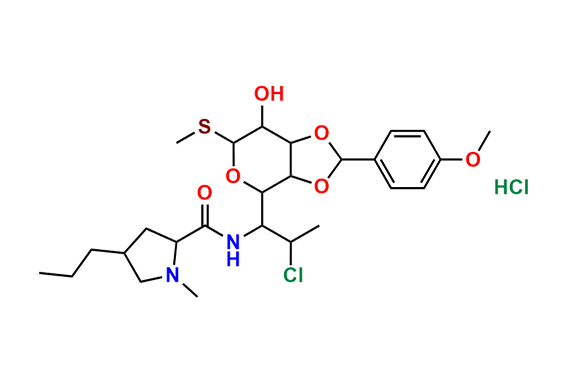 3,4-O-p-Anisylideneclindamycin Hydrochloride