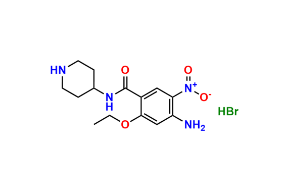 4-Amino-2-ethoxy-5-nitro-N-4-piperidinyl-benzamide Hydrobromide