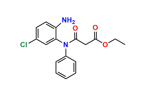Ethyl 3-((2-amino-5-chlorophenyl)(phenyl)amino)-3-oxopropanoate