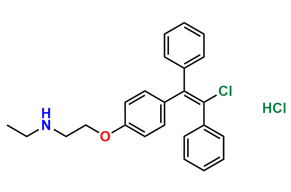 N-Desethyl Clomiphene HCl (Mixture of Z and E Isomers)