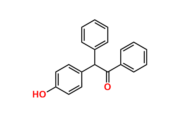 2-(p-Hydroxyphenyl)-2-phenyl-acetophenone