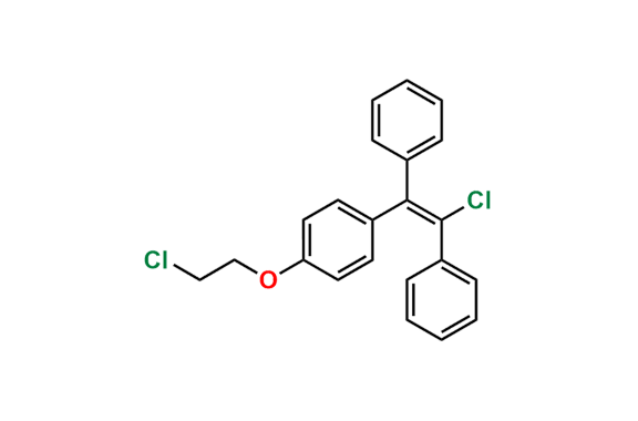 (1-chloro-2-(4-(2-chloroethoxy)phenyl)ethene-1,2-diyl)dibenzene