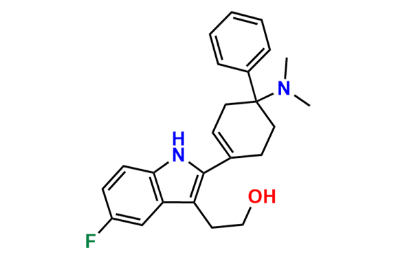 2-(2-(1-(Dimethylamino)-1,2,3,6-tetrahydro-[1,1\'-biphenyl]-4-yl)-5-fluoro-1H-indol-3-yl)ethan-1-ol
