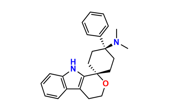 rel-(1r,4r)-N,N-Dimethyl-4-phenyl-4\',9\'-dihydro-3\'H-spiro[cyclohexane-1,1\'-pyrano[3,4-b]indol]-4-amine