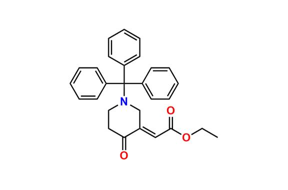 (2E)-2-[4-Oxo-1-trityl-3-piperidinylidene]acetic Acid Ethyl Ester