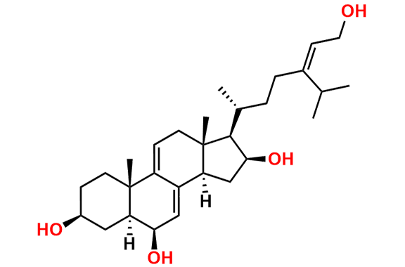(3S,5S,6R,10S,13S,14R,16S,17R)-17-((R,Z)-7-hydroxy-5-isopropylhept-5-en-2-yl)-10,13-dimethyl-2,3,4,5,6,10,12,13,14,15,16,17-dodecahydro-1H-cyclopenta[a]phenanthrene-3,6,16-triol