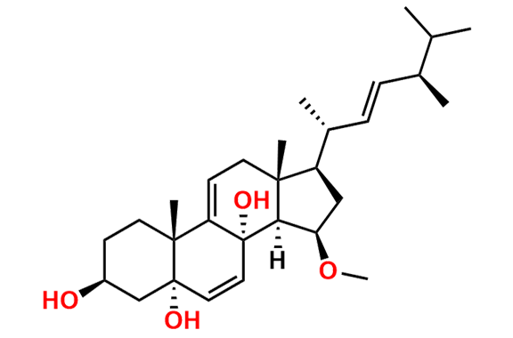 (3S,5S,8S,10R,13R,14S,15R,17R)-17-((2R,5R,E)-5,6-Dimethylhept-3-en-2-yl)-15-methoxy-10,13-dimethyl-1,3,4,10,12,13,14,15,16,17-decahydro-5H-cyclopenta[a]phenanthrene-3,5,8(2H)-triol