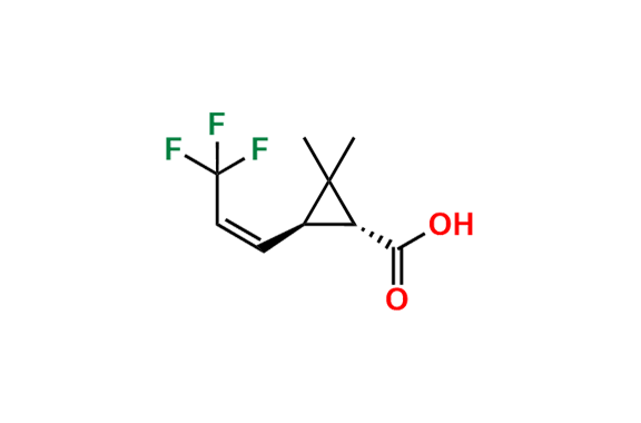 (1R,3R)-2,2-Dimethyl-3-((Z)-3,3,3-trifluoroprop-1-en-1-yl)cyclopropane-1-carboxylic Acid