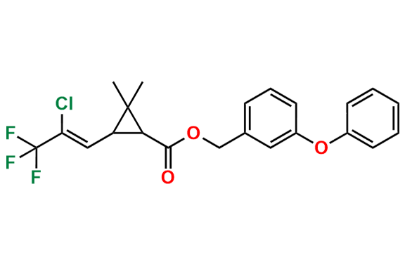 3-Phenoxybenzyl (Z)-3-(2-chloro-3,3,3-trifluoroprop-1-en-1-yl)-2,2-dimethylcyclopropane-1-carboxylate