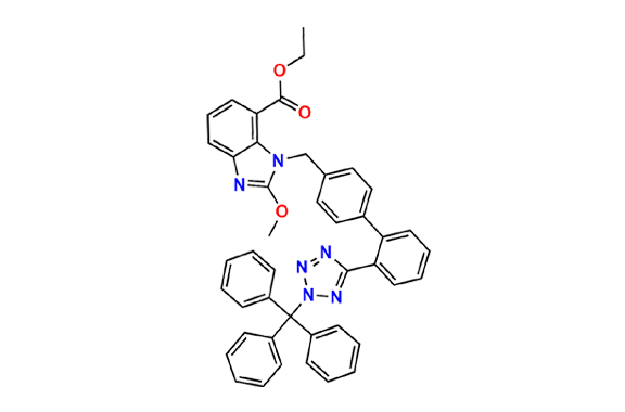 Candesartan Ethyl Ester N2-Trityl Methoxy Analog