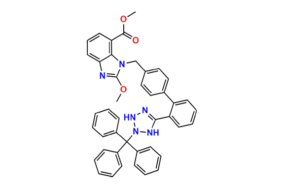 Candesartan Methyl Ester N2-Trityl Methoxy Analog