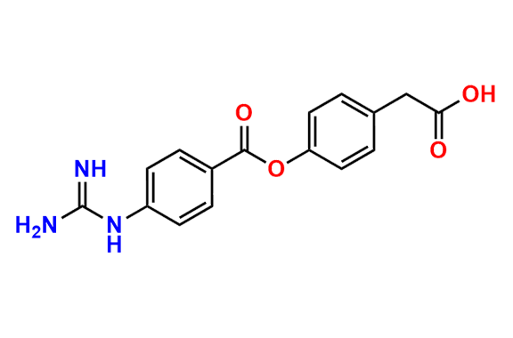 4-[[4-[(Aminoiminomethyl)amino]benzoyl]oxy]benzeneacetic Acid