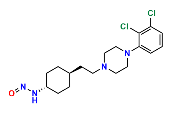 trans-4-{2-[4-(2,3-dichlorophenyl)-piperazin-1-yl]-ethyl}-cyclohexyl nitroso amine