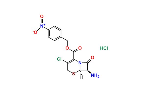 4-Nitrobenzyl (6R,7R)-7-amino-3-chloro-8-oxo-5-thia-1-azabicyclo[4.2.0]oct-2-ene-2-carboxylate Hydrochloride