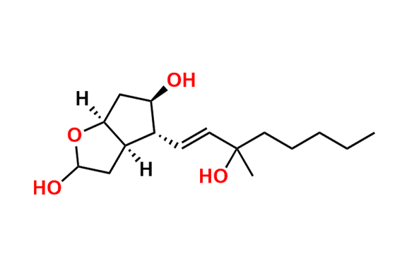 (3aR,4R,5R,6aS)-4-((E)-3-Hydroxy-3-methyloct-1-en-1-yl)hexahydro-2H-cyclopenta[b]furan-2,5-diol