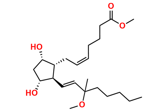 Methyl (Z)-7-((1R,2R,3R,5S)-3,5-dihydroxy-2-((E)-3-methoxy-3-methyloct-1-en-1-yl)cyclopentyl)hept-5-enoate
