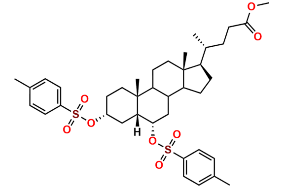 3,6-Bis(tosyloxy)-alpha-hyodeoxycholic acid methyl ester