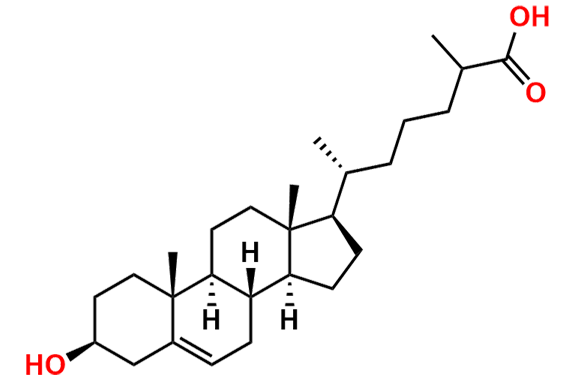 3beta-Hydroxy-5-cholestenoic Acid