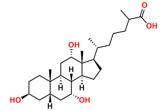 (3beta,5beta,7alpha,12alpha)-3,7,12-Trihydroxy-cholestan-26-oic Acid