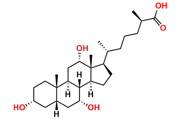 25R-3alpha,7alpha,12alpha-Trihydroxy-5beta-cholestanoic Acid