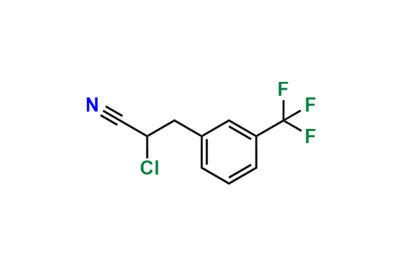 2-Chloro-3-(3-(trifluoromethyl)phenyl)propanenitrile