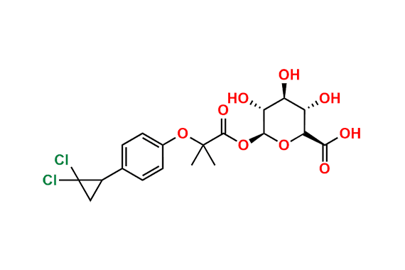 Ciprofibrate-O-beta-Glucuronide