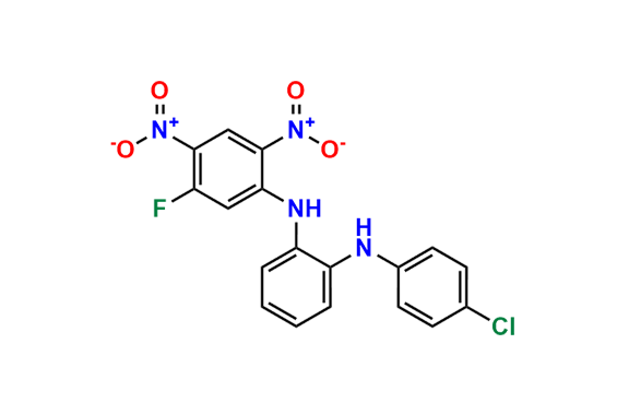 N1-(4-Chlorophenyl)-N2-(5-fluoro-2,4-dinitrophenyl)benzene-1,2-diamine