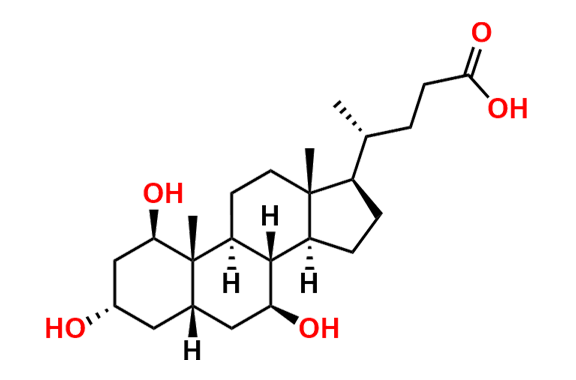 1beta,3alpha,7beta-Trihydroxy-5beta-cholanic Acid