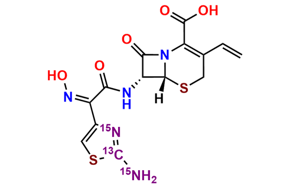 Cefdinir-15N2,13C