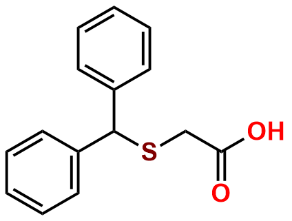 2-[(Diphenylmethyl)thio]acetic Acid