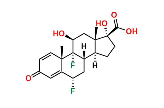 6α-9-Difluoroprednisolone-17-Carboxylate