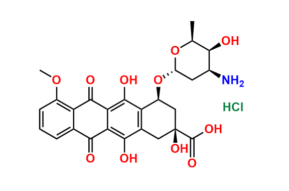 9-Carboxy Doxorubicin Impurity