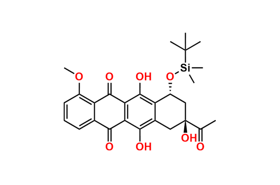 (8S-cis)-8-Acetyl-10-[[(1,1-dimethylethyl)dimethylsilyl]oxy]-7,8,9,10-tetrahydro-6,8,11-trihydroxy-1-methoxy-5,12-naphthacenedione