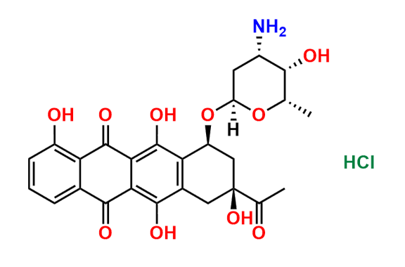 4-Demethyl Daunorubicin Hydrochloride