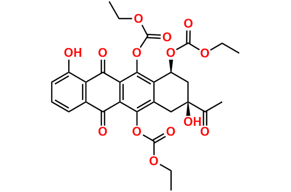 6,10,11-Triethylcarbonate-1-demethyl Daunomycinone