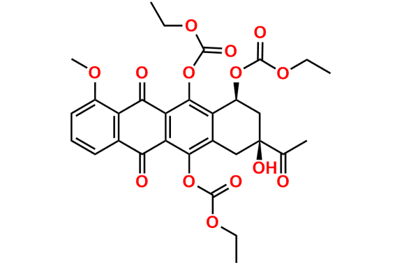 6,10,11-Triethylcarbonate Daunomycinone