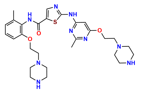 N-(2-Methyl-6-(2-(piperazin-1-yl)ethoxy)phenyl)-2-((2-methyl-6-(2-(piperazin-1-yl)ethoxy)pyrimidin-4-yl)amino)thiazole-5-carboxamide