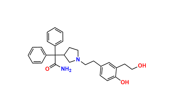 1-[2-[4-Hydroxy-3-(2-hydroxyethyl)phenyl]ethyl]-α,α-diphenyl-3-pyrrolidineacetamide