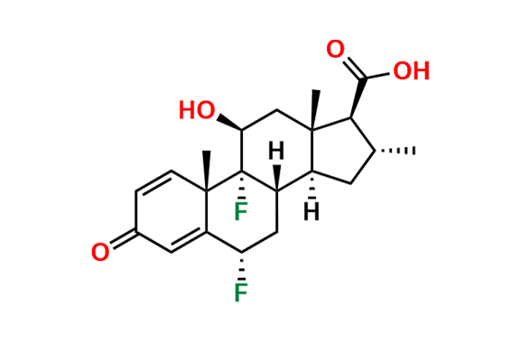 Diflucortolone 17-Carboxylic Acid