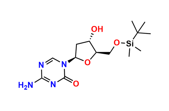 4-Amino-1-((2R,4S,5R)-5-(((tert-butyldimethylsilyl)oxy)methyl)-4-hydroxytetrahydrofuran-2-yl)-1,3,5-triazin-2(1H)-one
