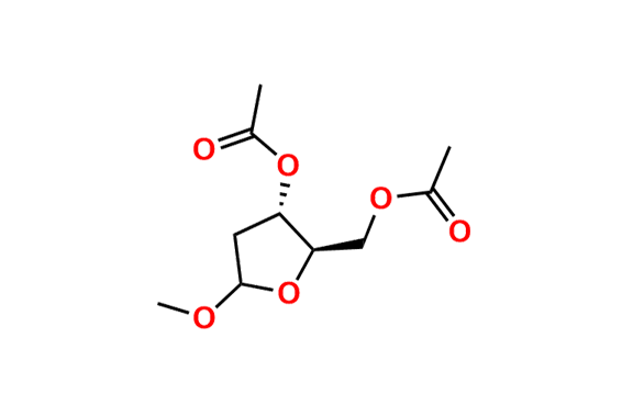 ((2R,3S)-3-Acetoxy-5-methoxytetrahydrofuran-2-yl)methyl Acetate