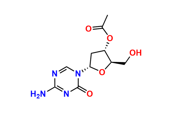 (2R,3S,5S)-5-(4-Amino-2-oxo-1,3,5-triazin-1(2H)-yl)-2-(hydroxymethyl)tetrahydrofuran-3-yl acetate