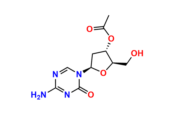 (2R,3S,5R)-5-(4-amino-2-oxo-1,3,5-triazin-1(2H)-yl)-2-(hydroxymethyl)tetrahydrofuran-3-yl acetate